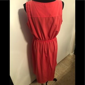 Daisy Fuentes coral dress